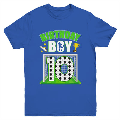 Soccer 10th Birthday Boy 10 Year Old Sport 7yr Boys Party Youth Shirt | siriusteestore