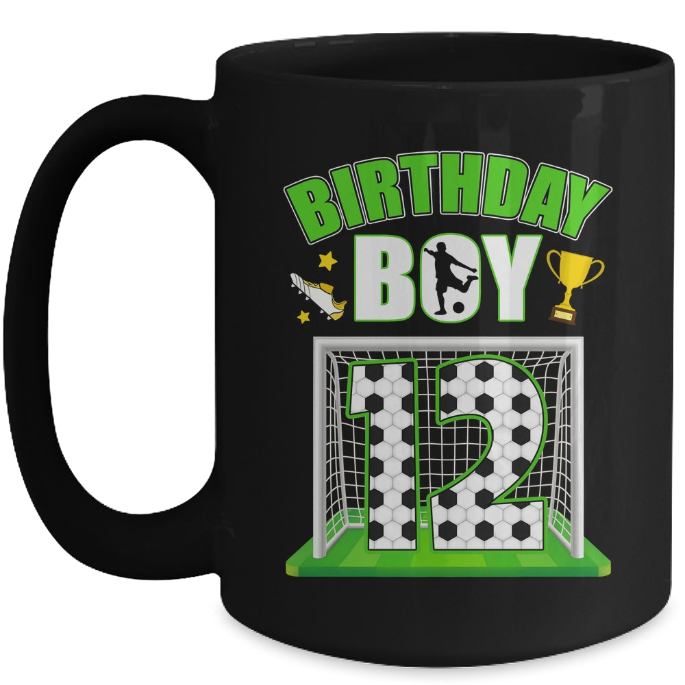 Soccer 12th Birthday Boy 12 Year Old Sport 7yr Boys Party Mug | siriusteestore