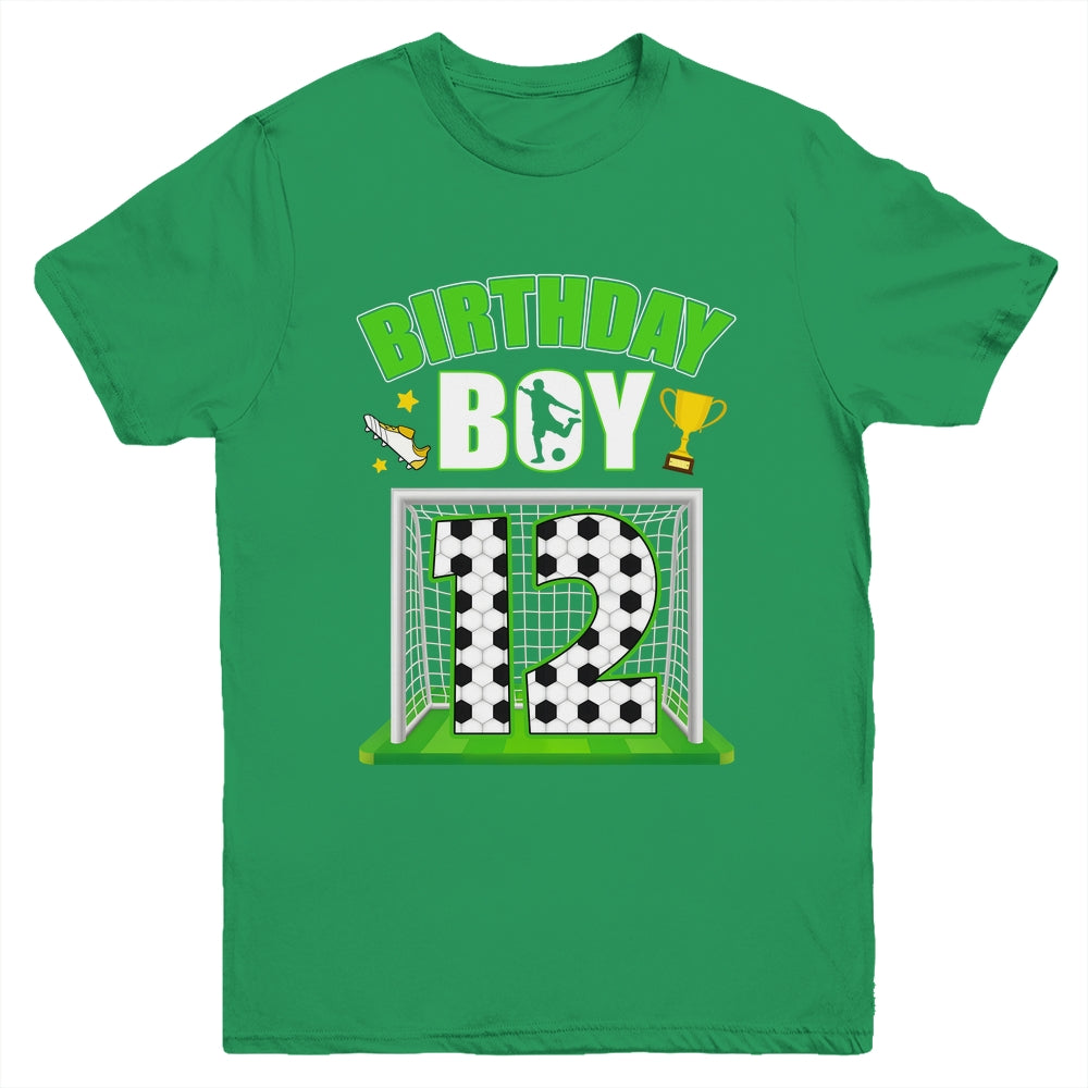 Soccer 12th Birthday Boy 12 Year Old Sport 7yr Boys Party Youth Shirt | siriusteestore