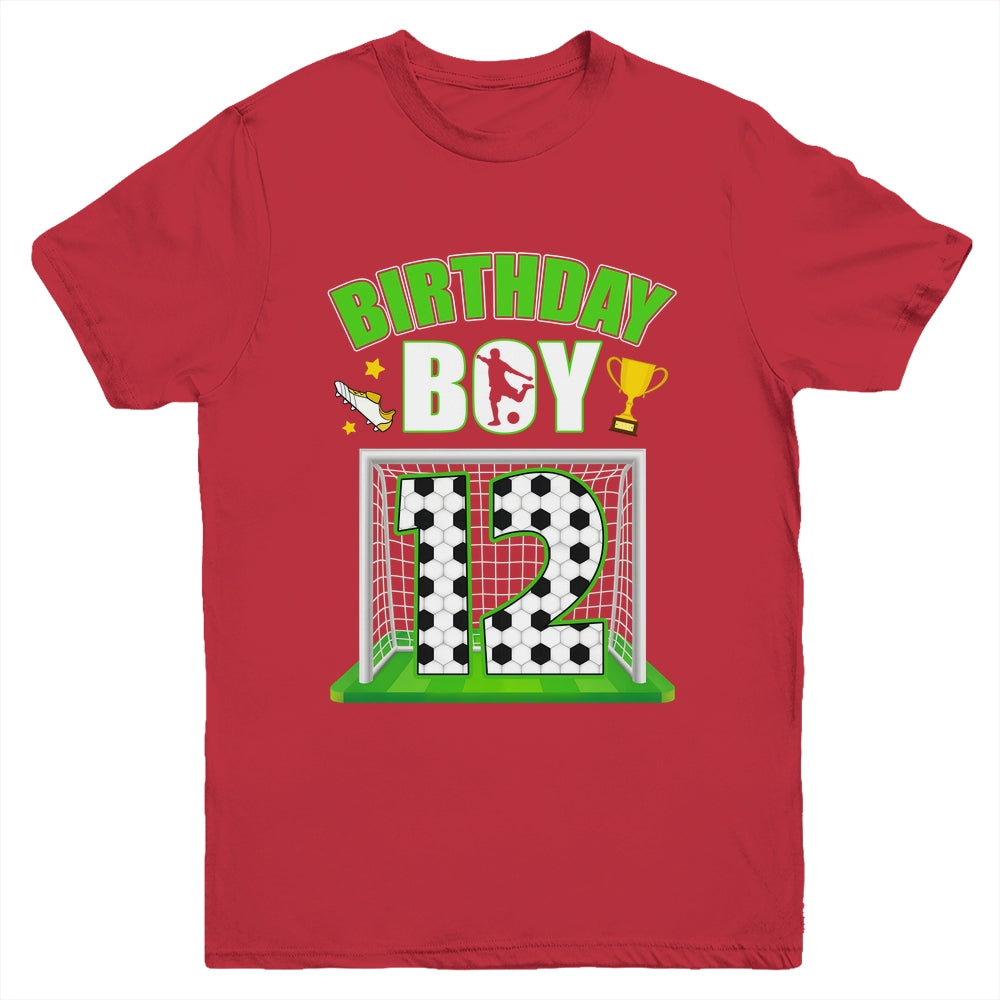 Soccer 12th Birthday Boy 12 Year Old Sport 7yr Boys Party Youth Shirt | siriusteestore