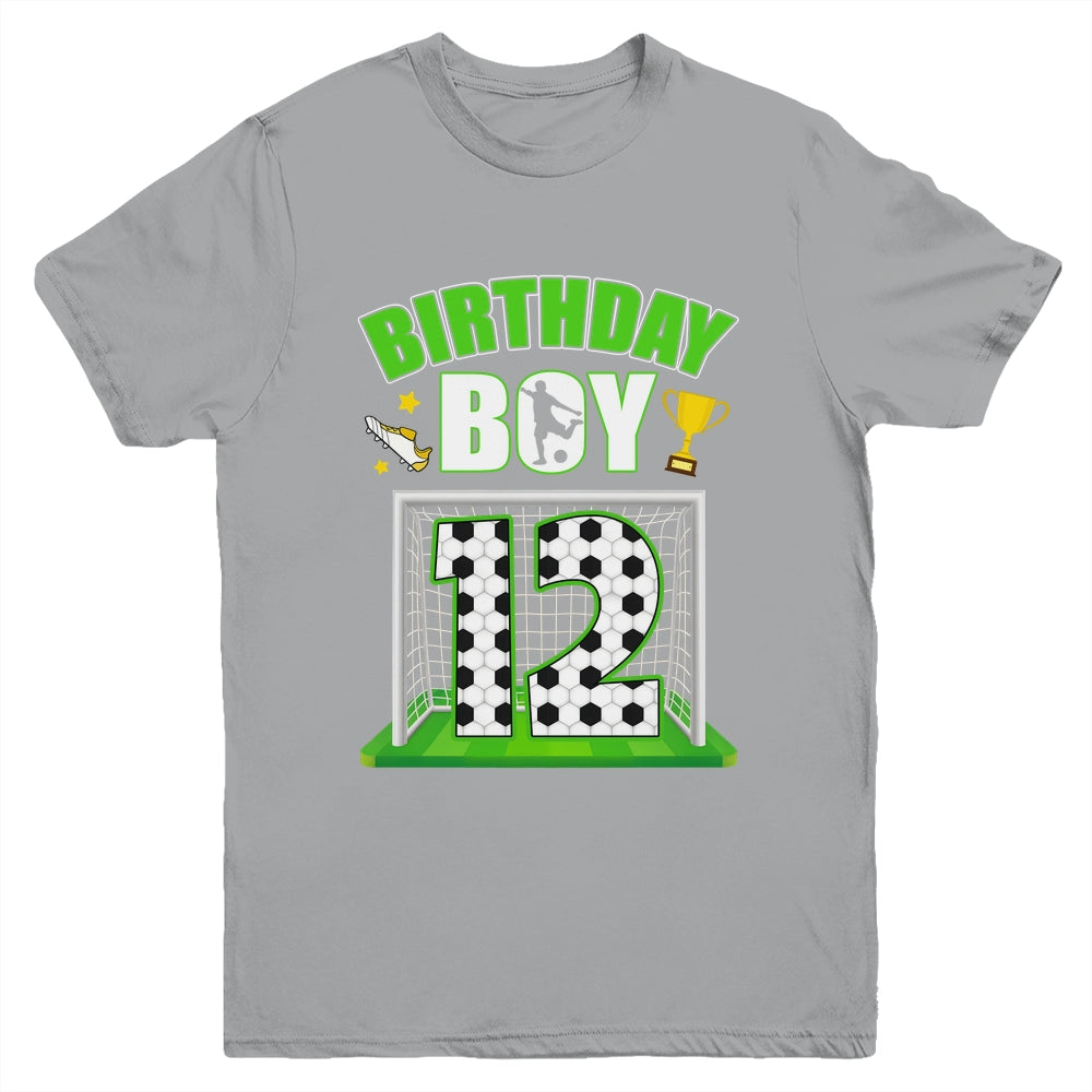 Soccer 12th Birthday Boy 12 Year Old Sport 7yr Boys Party Youth Shirt | siriusteestore