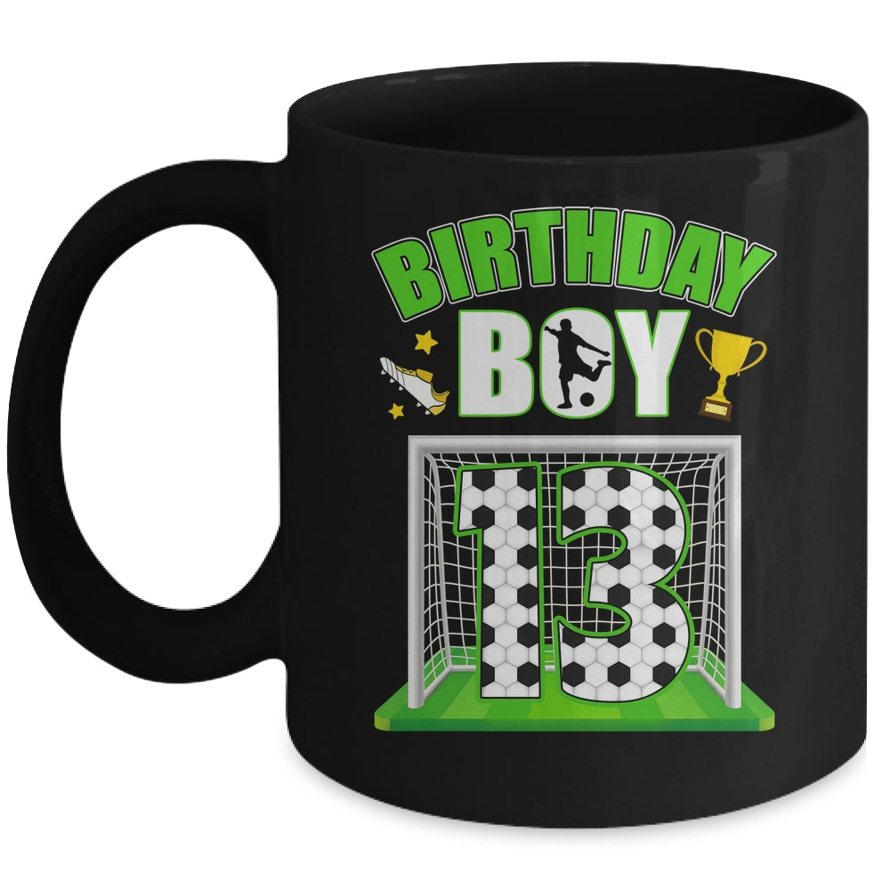 Soccer 13th Birthday Boy 13 Year Old Sport 7yr Boys Party Mug | siriusteestore