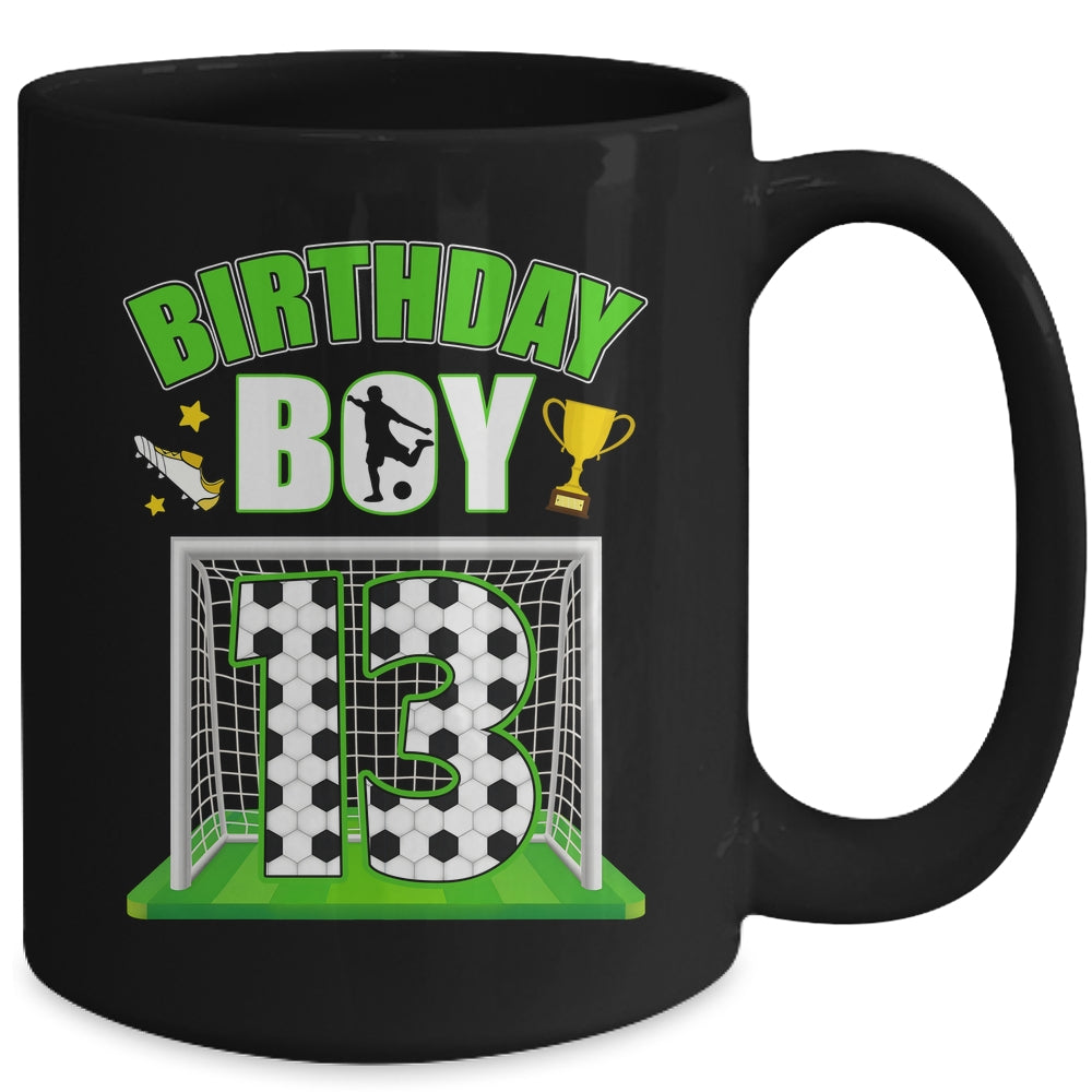 Soccer 13th Birthday Boy 13 Year Old Sport 7yr Boys Party Mug | siriusteestore