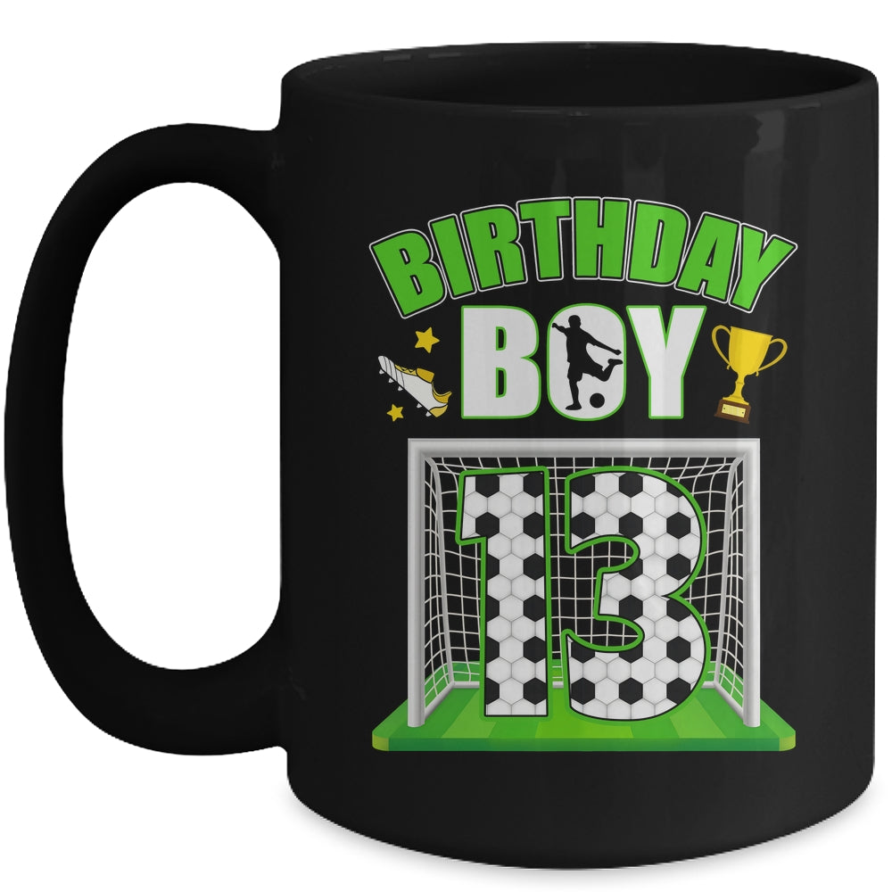 Soccer 13th Birthday Boy 13 Year Old Sport 7yr Boys Party Mug | siriusteestore