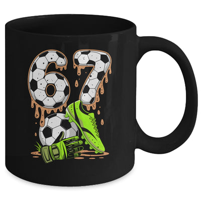 Soccer 67 Six Seven Meme Boys Teens Kids Gen Alpha Slang 6 7 Mug | siriusteestore
