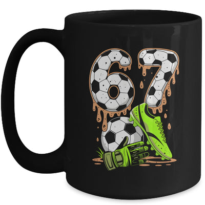Soccer 67 Six Seven Meme Boys Teens Kids Gen Alpha Slang 6 7 Mug | siriusteestore