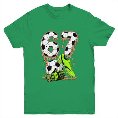 Soccer 67 Six Seven Meme Boys Teens Kids Gen Alpha Slang 6 7 Youth Shirt | siriusteestore