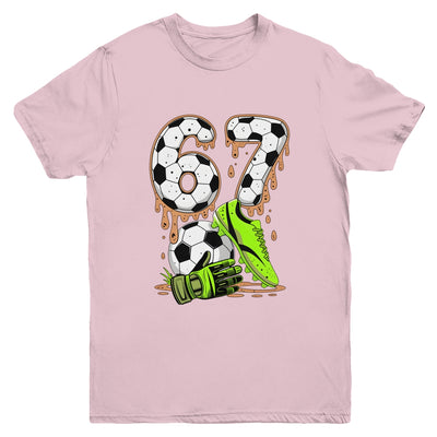 Soccer 67 Six Seven Meme Boys Teens Kids Gen Alpha Slang 6 7 Youth Shirt | siriusteestore