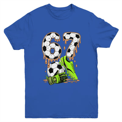 Soccer 67 Six Seven Meme Boys Teens Kids Gen Alpha Slang 6 7 Youth Shirt | siriusteestore