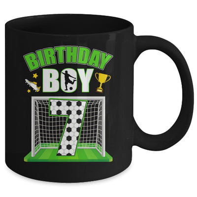 Soccer 7th Birthday Boy 7 Year Old Sport 7yr Boys Party Mug | siriusteestore
