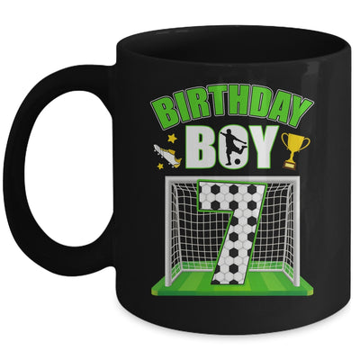 Soccer 7th Birthday Boy 7 Year Old Sport 7yr Boys Party Mug | siriusteestore
