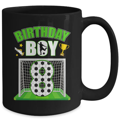 Soccer 8th Birthday Boy 8 Year Old Sport 7yr Boys Party Mug | siriusteestore
