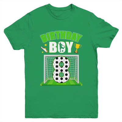 Soccer 8th Birthday Boy 8 Year Old Sport 7yr Boys Party Youth Shirt | siriusteestore