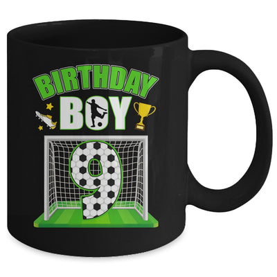 Soccer 9th Birthday Boy 9 Year Old Sport 7yr Boys Party Mug | siriusteestore
