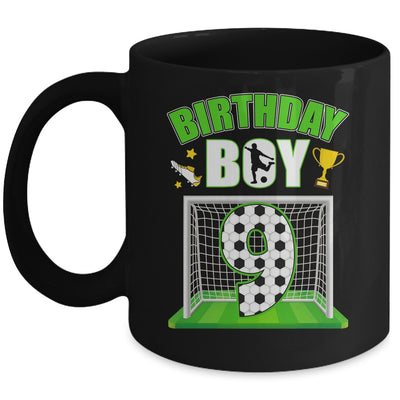 Soccer 9th Birthday Boy 9 Year Old Sport 7yr Boys Party Mug | siriusteestore