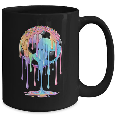 Soccer Ball Ice Cream Dripping Cute Soccer Drip Boys Girls Mug | siriusteestore