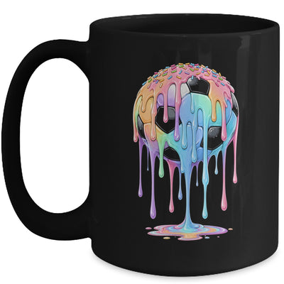 Soccer Ball Ice Cream Dripping Cute Soccer Drip Boys Girls Mug | siriusteestore