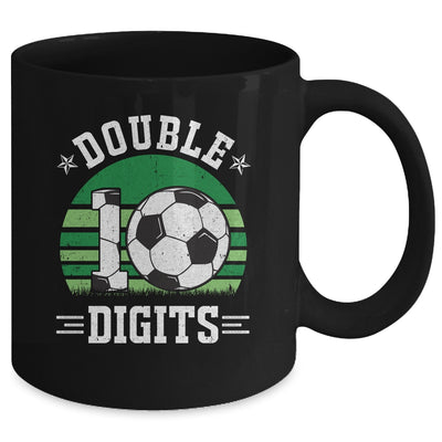 Soccer Birthday 10 Year Old Double Digits 10th Birthday Mug | siriusteestore