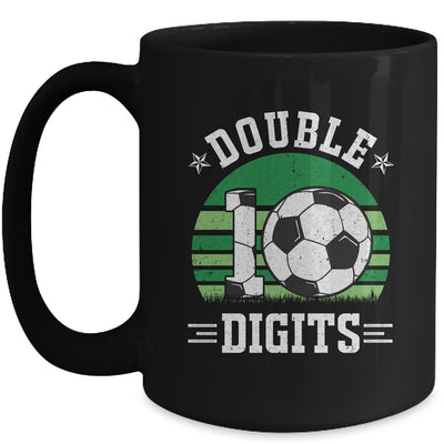 Soccer Birthday 10 Year Old Double Digits 10th Birthday Mug | siriusteestore