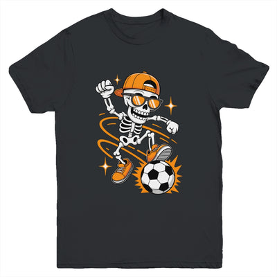 Soccer Halloween Skeleton Funny Soccer For Teens Boys Men Youth Shirt | siriusteestore