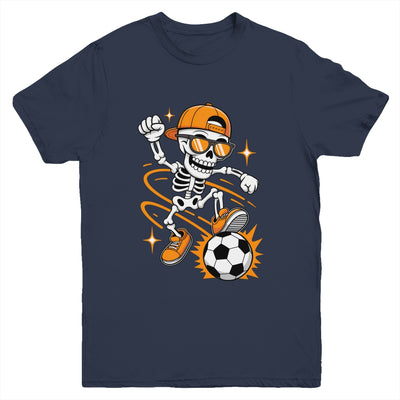 Soccer Halloween Skeleton Funny Soccer For Teens Boys Men Youth Shirt | siriusteestore