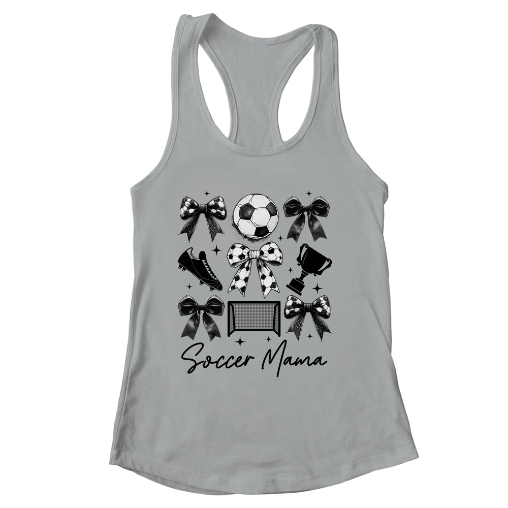 Soccer Mama Coquette Bow Soccer Mom Soccer Season Shirt & Tank Top | siriusteestore