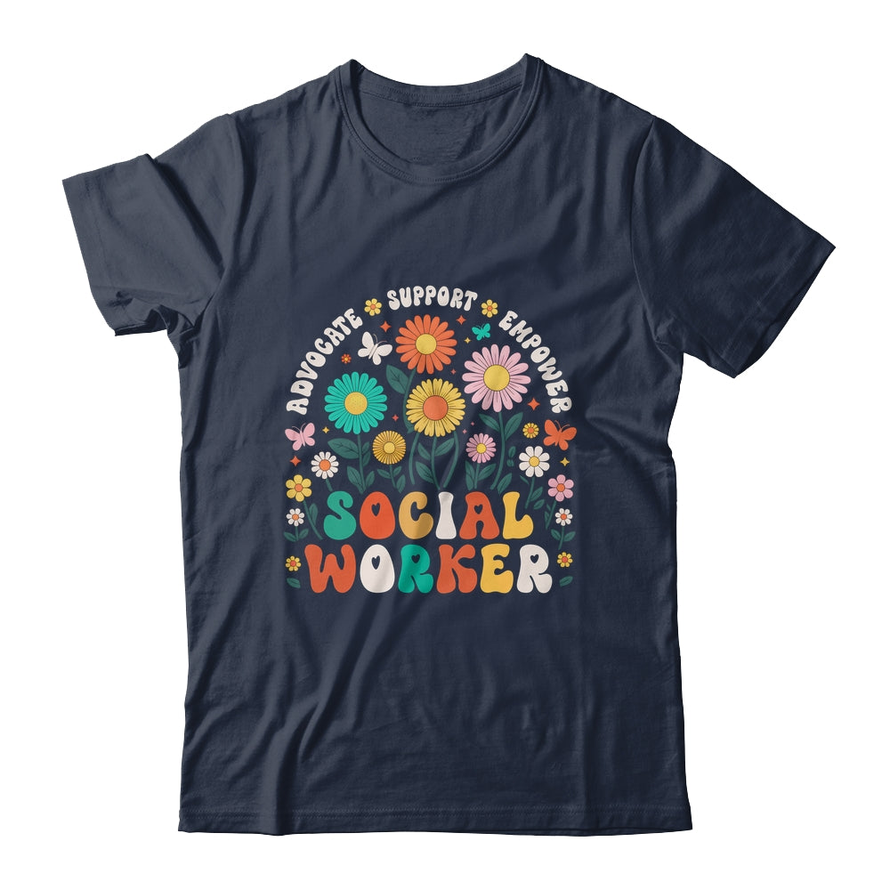 Social Worker Social Work Month Funny Work Love Groovy Shirt & Hoodie | siriusteestore