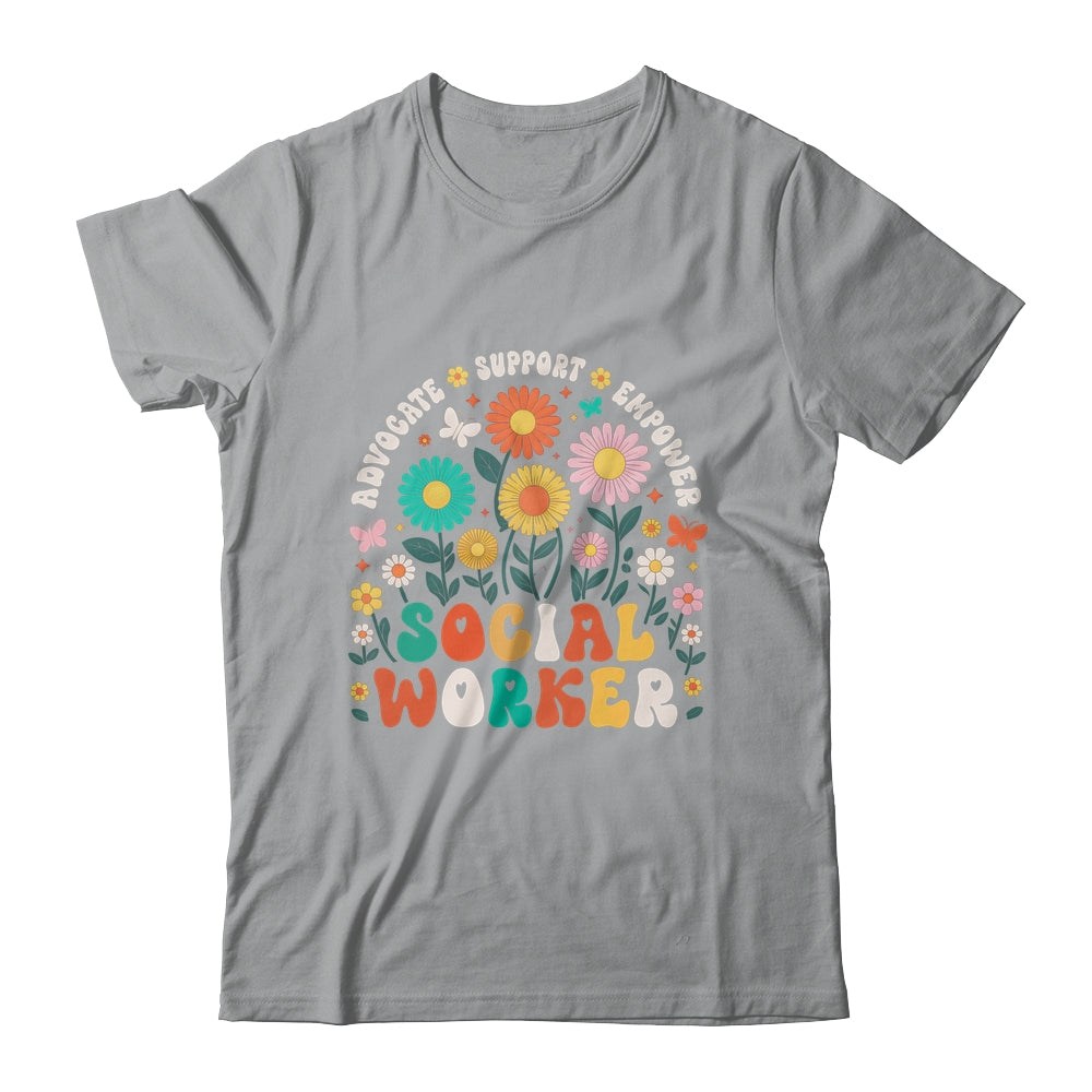 Social Worker Social Work Month Funny Work Love Groovy Shirt & Hoodie | siriusteestore
