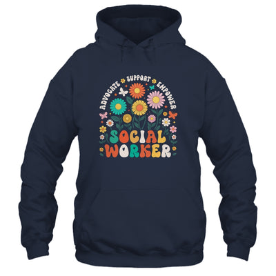 Social Worker Social Work Month Funny Work Love Groovy Shirt & Hoodie | siriusteestore