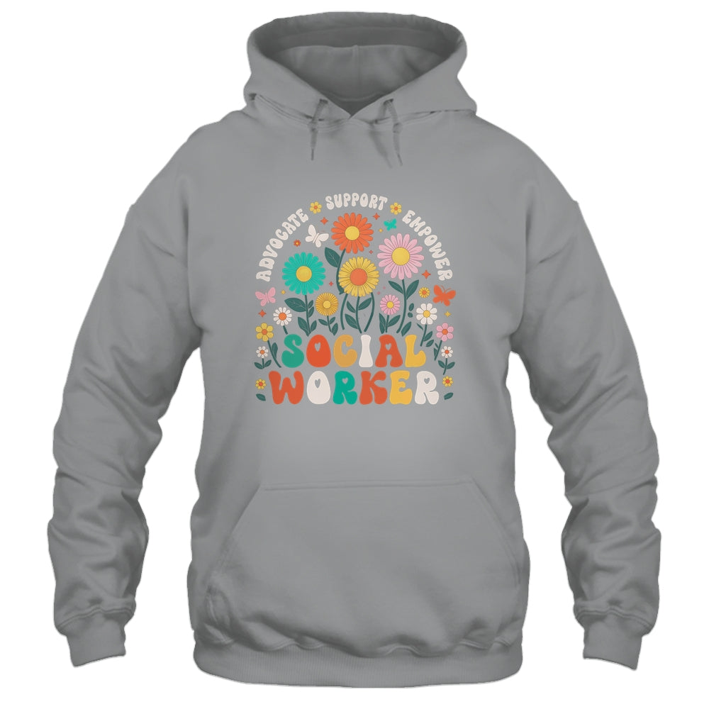 Social Worker Social Work Month Funny Work Love Groovy Shirt & Hoodie | siriusteestore