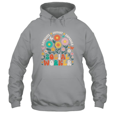 Social Worker Social Work Month Funny Work Love Groovy Shirt & Hoodie | siriusteestore
