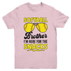 Softball Brother I'm Just Here For The Snacks Funny Youth Shirt | siriusteestore