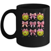 Softball Coquette Bow Softball Mom Mothers Day Softball Mama Mug | siriusteestore