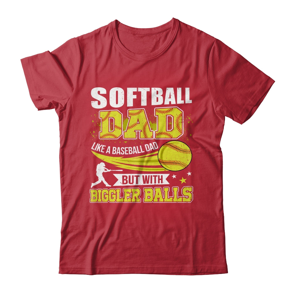 Softball Dad Design For Men Like Baseball Fathers Day Funny Shirt & Hoodie | siriusteestore