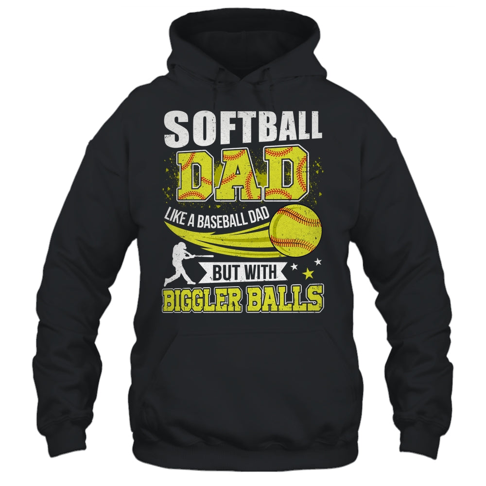 Softball Dad Design For Men Like Baseball Fathers Day Funny Shirt & Hoodie | siriusteestore