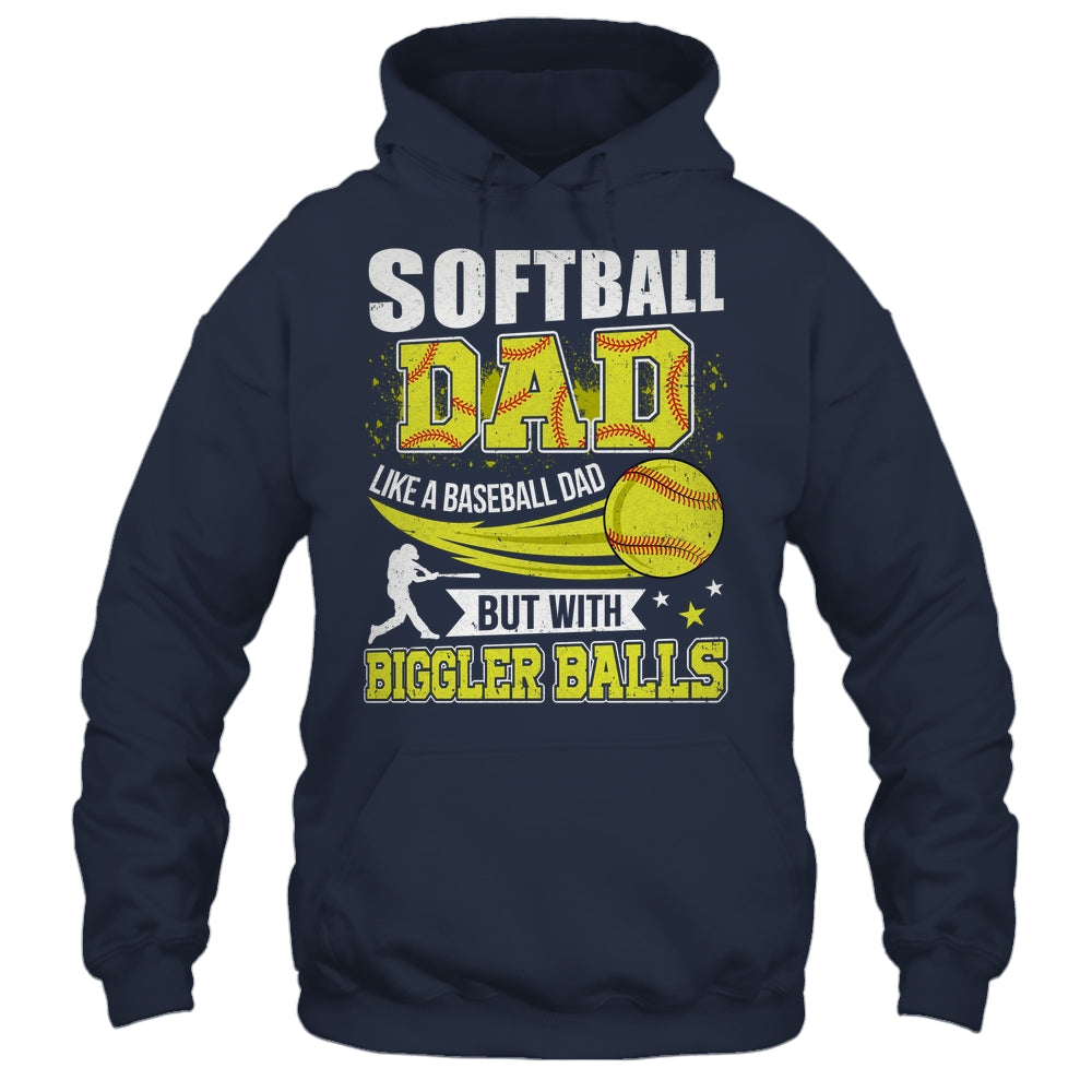 Softball Dad Design For Men Like Baseball Fathers Day Funny Shirt & Hoodie | siriusteestore