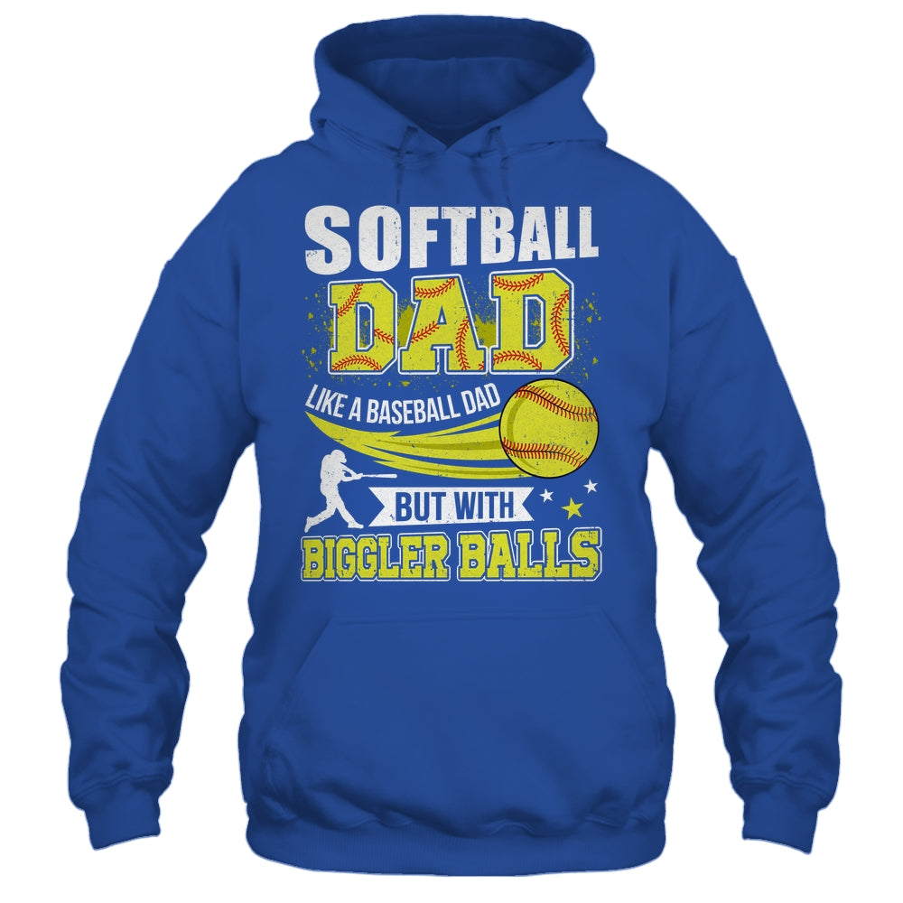 Softball Dad Design For Men Like Baseball Fathers Day Funny Shirt & Hoodie | siriusteestore