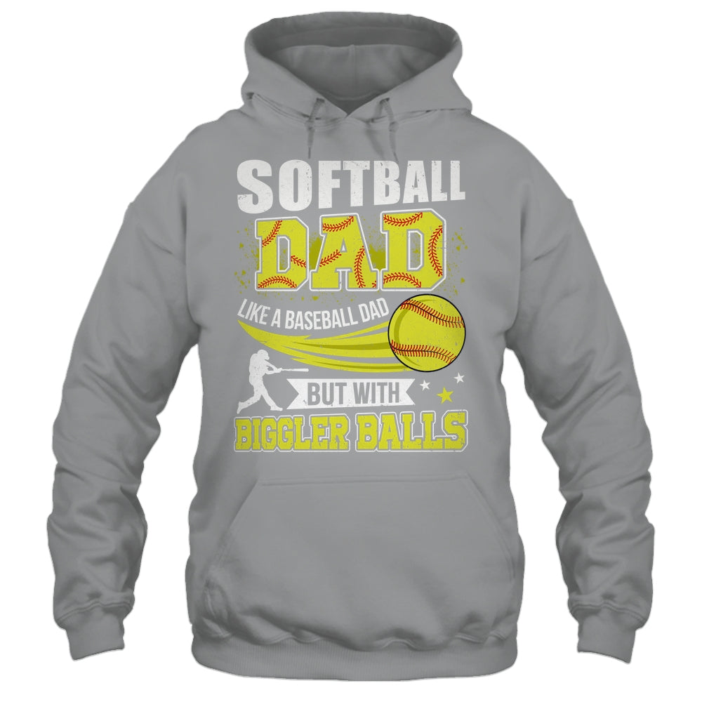 Softball Dad Design For Men Like Baseball Fathers Day Funny Shirt & Hoodie | siriusteestore