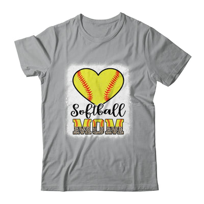 Softball  Mom Leopard Mothers Day Mom Shirt & Tank Top | siriusteestore