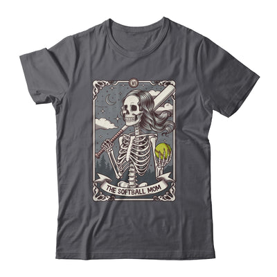 Softball Mom Tarot Card Skeleton Softball Mama Mothers Day Shirt & Tank Top | siriusteestore