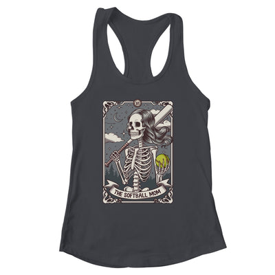 Softball Mom Tarot Card Skeleton Softball Mama Mothers Day Shirt & Tank Top | siriusteestore