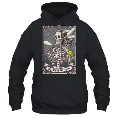 Softball Mom Tarot Card Skeleton Softball Mama Mothers Day Shirt & Tank Top | siriusteestore