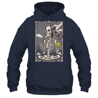 Softball Mom Tarot Card Skeleton Softball Mama Mothers Day Shirt & Tank Top | siriusteestore
