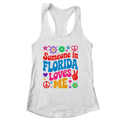Someone In Florida Loves Me Boho Floral Peaceful Colorful Shirt & Tank Top | siriusteestore