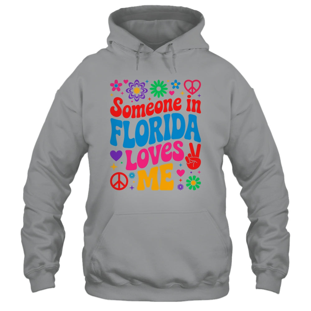 Someone In Florida Loves Me Boho Floral Peaceful Colorful Shirt & Tank Top | siriusteestore