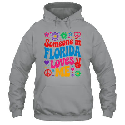 Someone In Florida Loves Me Boho Floral Peaceful Colorful Shirt & Tank Top | siriusteestore