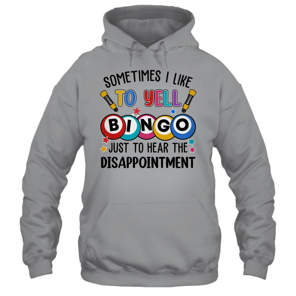 Sometimes I Yell Bingo Funny Lucky Bingo Lover Mom Grandma Shirt & Tank Top | siriusteestore