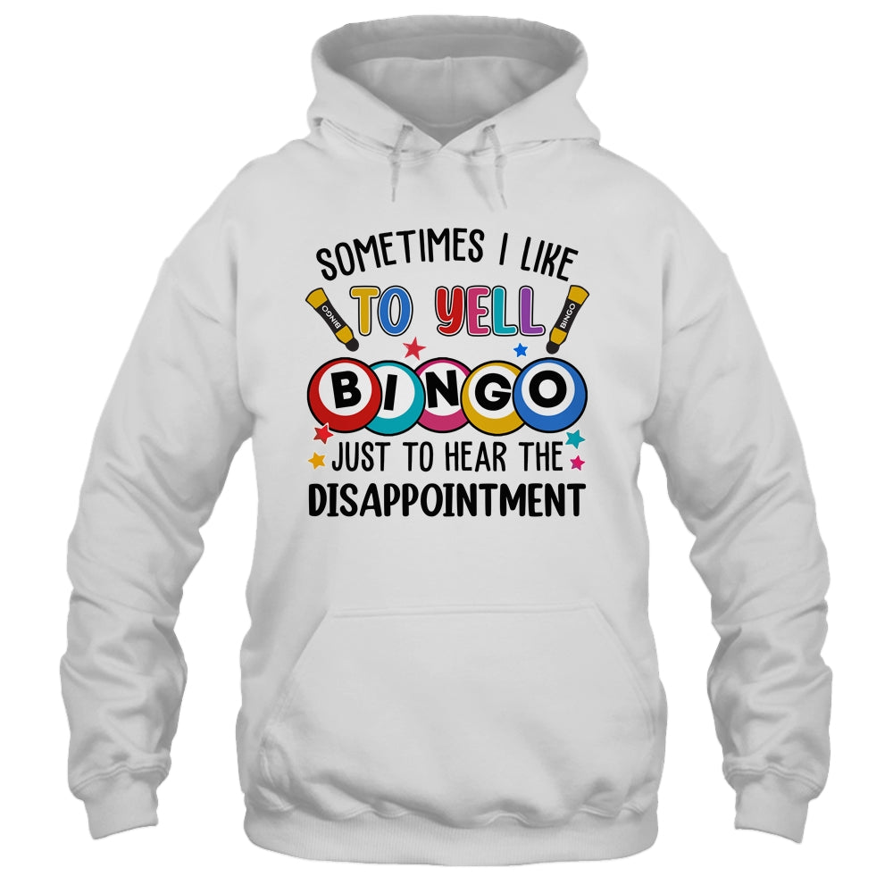 Sometimes I Yell Bingo Funny Lucky Bingo Lover Mom Grandma Shirt & Tank Top | siriusteestore