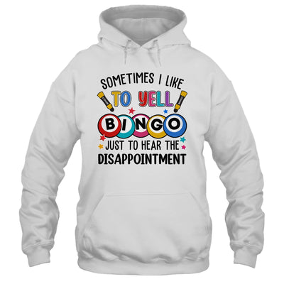 Sometimes I Yell Bingo Funny Lucky Bingo Lover Mom Grandma Shirt & Tank Top | siriusteestore