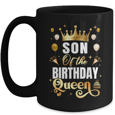 Son Of The Birthday Queen Funny Matching Birthday Party Mug | siriusteestore